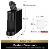 Chulux Recto Café Espresso Machine for Nespresso Original Capsule Pod