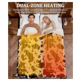 Caromio Heated Electric Queen Size Blanket