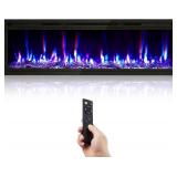 Garvee 50" Wall Mounted Electric Fireplace