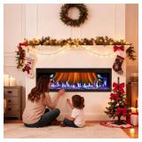 Garvee 50" Wall Mounted Electric Fireplace