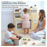 inFUNSAME Wooden Play Kitchen Set