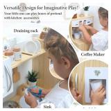 inFUNSAME Wooden Play Kitchen Set