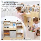 inFUNSAME Wooden Play Kitchen Set