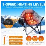 Ceamorfco Oversized Heated Camping Chair