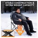 Ceamorfco Oversized Heated Camping Chair