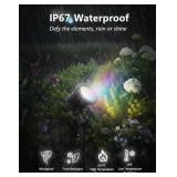 LightSeek Outdoor Color Changing Solar Spotlights
