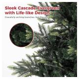 Garvee 6.5 Foot Pre-Lit Artificial Christmas Tree