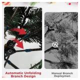 Garvee 6.5 Foot Pre-Lit Artificial Christmas Tree