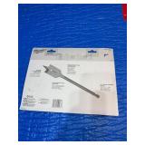 13PC Flat Boring Bit Set Milwaukee Brand new- Retail $69