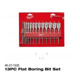 MILWAUKEE® SHOCKWAVE™ Impact Duty 60PC Drill, Drive Fasten PACKOUT™ Set 48-32-5162 AND 13 PC flat boring set $310 Retail Value