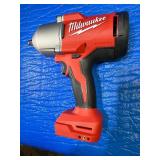 Milwaukee, M18 Brushless 1/2in. High Torque Impact Wrench, Drive Size 1/2 in, Volts 18 Model# 2666-20- $289 Retail