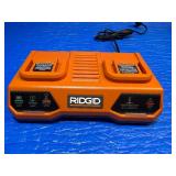 RIGID- 18V Dual Port Simultaneous Charger $99 Retail