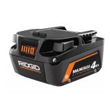 RIGID-18V 4.0 Ah MAX Output Lithium-Ion Battery