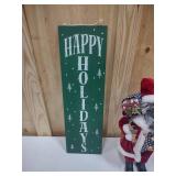 Holiday Santa, Holiday sign