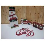 Holiday Signs Christmas countdown snowman