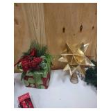 Christmas trees decor, Tree topper star