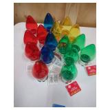 Solar powered Giant Christmas lights