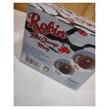 Norman Rockwell mugs, Robin shaped Heat Changing mugs