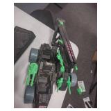 Vintage GI JOE 86 Hasbro Cobra Night Raven, Attack Cruiser Missle System, Bridge layer Toss