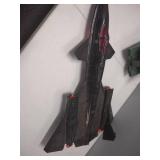 Vintage GI JOE 86 Hasbro Cobra Night Raven, Attack Cruiser Missle System, Bridge layer Toss