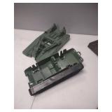 Vintage GI JOE 86 Hasbro Cobra Night Raven, Attack Cruiser Missle System, Bridge layer Toss