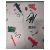 Vintage GI JOE spare parts, Missles, guns, projectiles