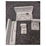 Freshwater Cultured Pears Sterling Silver, Necklace, Braclet, Ring, Earings