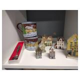 Milwaukee Holiday mug, mini Christmas village
