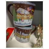 Milwaukee Holiday mug, mini Christmas village