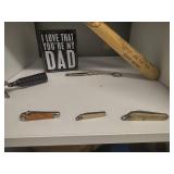 Dad sign, Pocket knives Gem Junior Vintage shaver