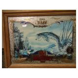 Old Milwaukee The Bass beer Wildlife Series Picture