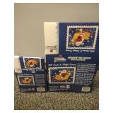 USPS 2012 Santa and Sleigh, Teddy Bear. No Stamps Plushie, plate, cup, cookiee cutter