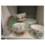 Vintage Tupperware Holiday Contaoners with Lids