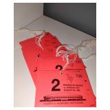 VIntage Minnesota Viking Passes 1995 Vs. Kansas City Hubert H. Humphry Metrodome