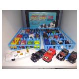 Vintage Hotwheels Cars and Carying case