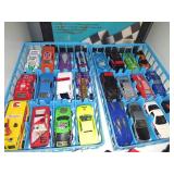 Vintage Hotwheels Cars and Carying case