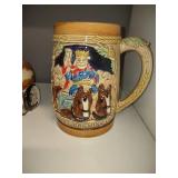 Vintage Beer Steins, Pabst Blue Ribbon, Original Thewalt