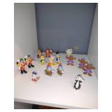 Vintage figures, Chip and Dale, Goofy,  Donald Duck, Scroodge McDuck, General Mills Berry Bear, Gummi Bear Cubbi and Tummi