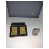 Zippo, Zippo flashlits golden tone 1999 Dow 10,000