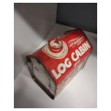 Vintage contaiers, Log Cabin syrup