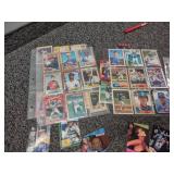Vintage Baseball cards, football, Hockey, Desert Storm, WCW wrestling,  Bill and Ted, Basketball cards