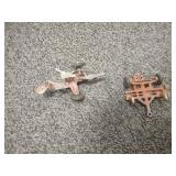 Vintage Die cast tractors, farm equipment