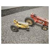 Vintage Die cast tractors, farm equipment