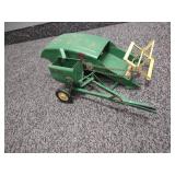 Vintage John Deere die cast frame toys, tractor, combine