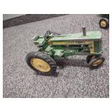 Vintage John Deere die cast frame toys, tractor, combine