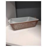 Pyrex Woodland Refrigerator dish 7x8.5