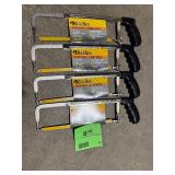 Lot if 4 Buck Bros 3-1/8 Depth Cut hacksaw new