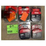 Lot of assorted Oregon chain saw chains various models and sizes customer return see pictures