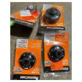 Lot of assorted Power Care trimmer heads  various models and sizes customer return see pictures