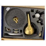 FLG Shower Head and Tub Spout in Brushed Gold (Valve Included).